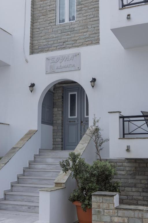 Exteriér nebo vchod ubytování Soula Rooms Tinos