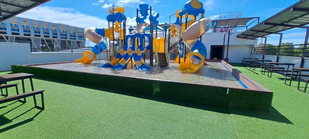 a playground on the top of a cruise ship at Qing Yun Rest House Koprijaya, Brunei Darussalam in Bandar Seri Begawan