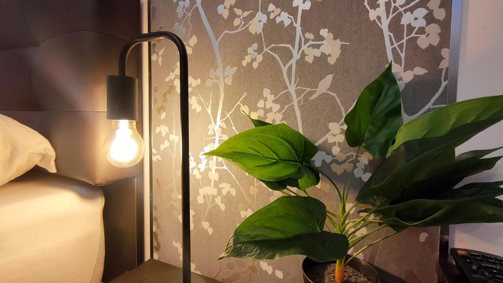 Una cama o camas en una habitación de 22 LOOP Apartment