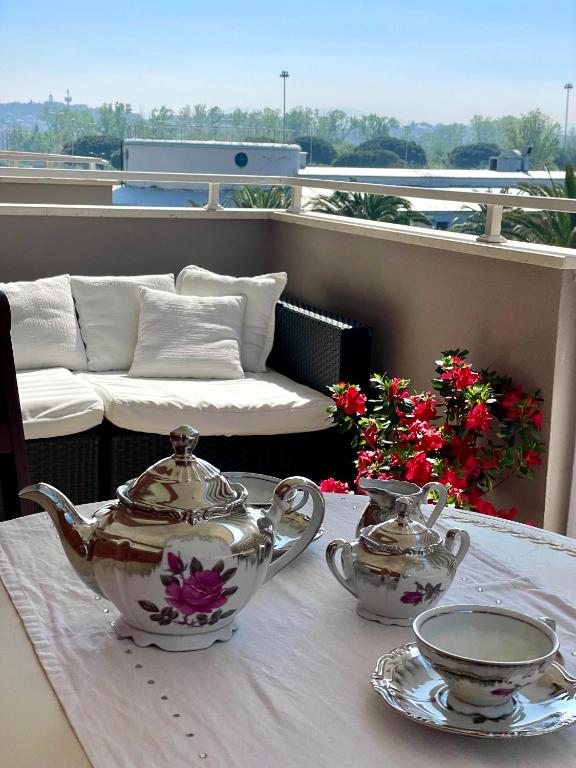 A balcony or terrace at Suite vista mare