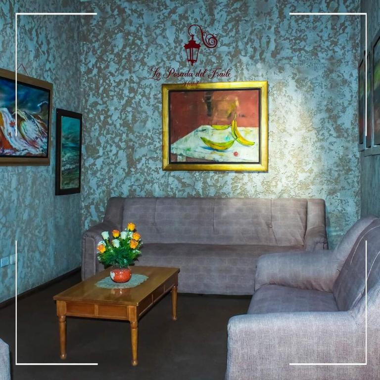 Posezení v ubytování La Posada Del Fraile