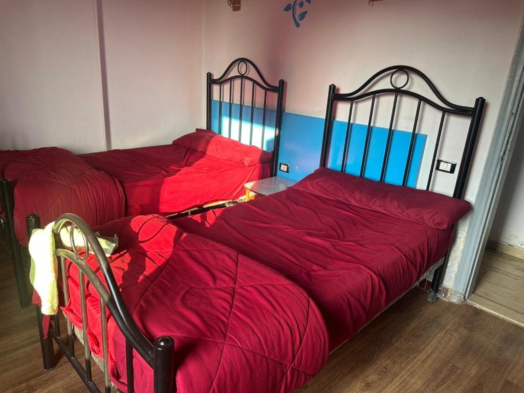 Postel nebo postele na pokoji v ubytování Al Waha Hostel