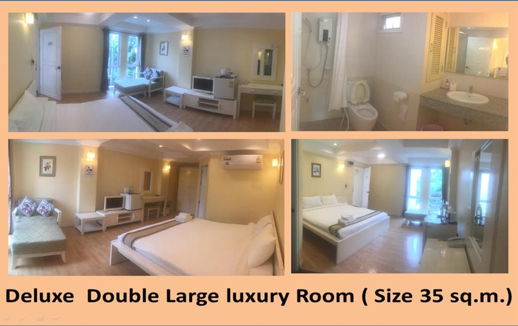 Postel nebo postele na pokoji v ubytování Triple Palms House