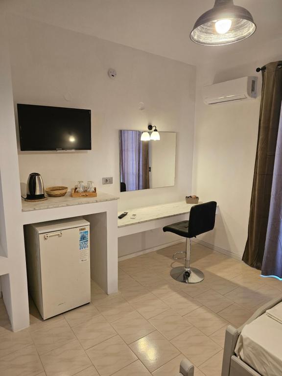 Kuchyň nebo kuchyňský kout v ubytování Lisabeth Apartments