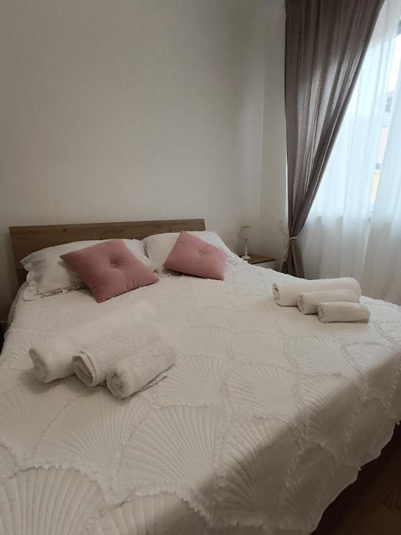 Postel nebo postele na pokoji v ubytování La Casa di Ary