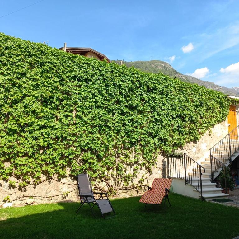 Zahrada ubytování Casa Fornace