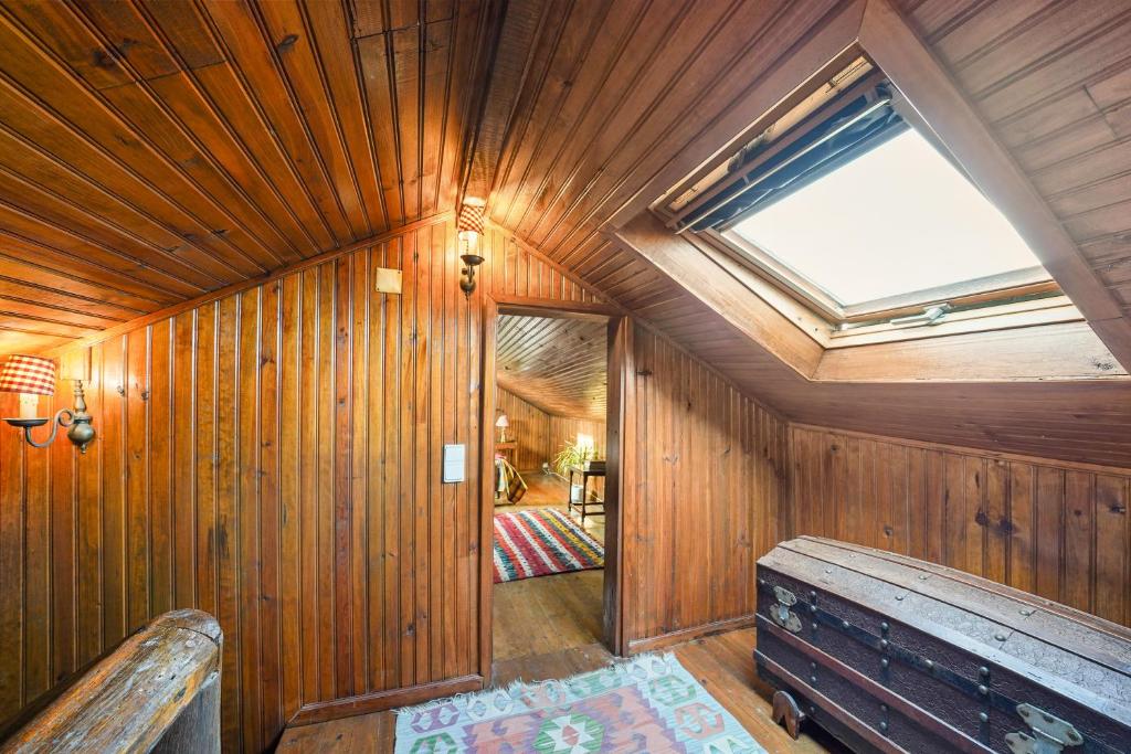 Postel nebo postele na pokoji v ubytování Trehus Apúlia