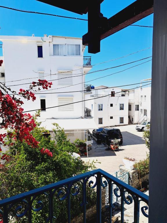 a view of a building from a balcony at ANDOYA pansiyon in Bodrum City