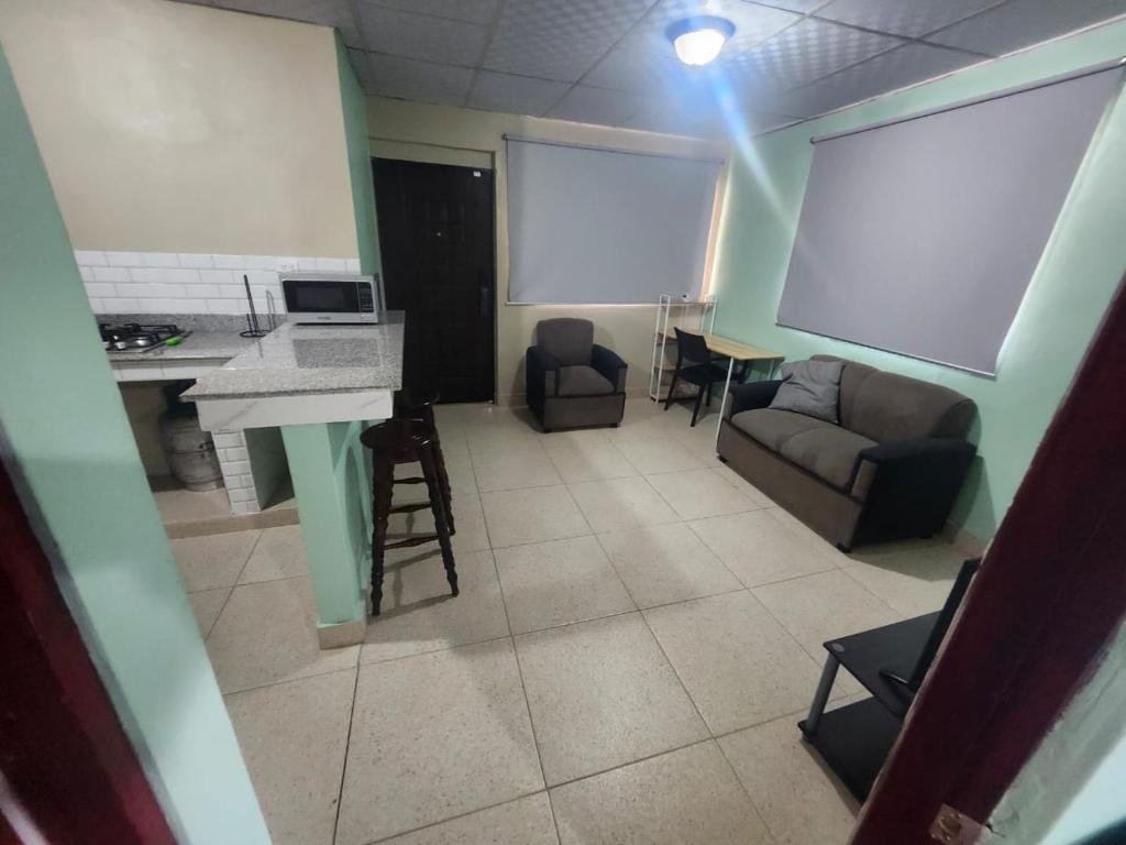 Kuchyň nebo kuchyňský kout v ubytování La Casa Buena Esperanza