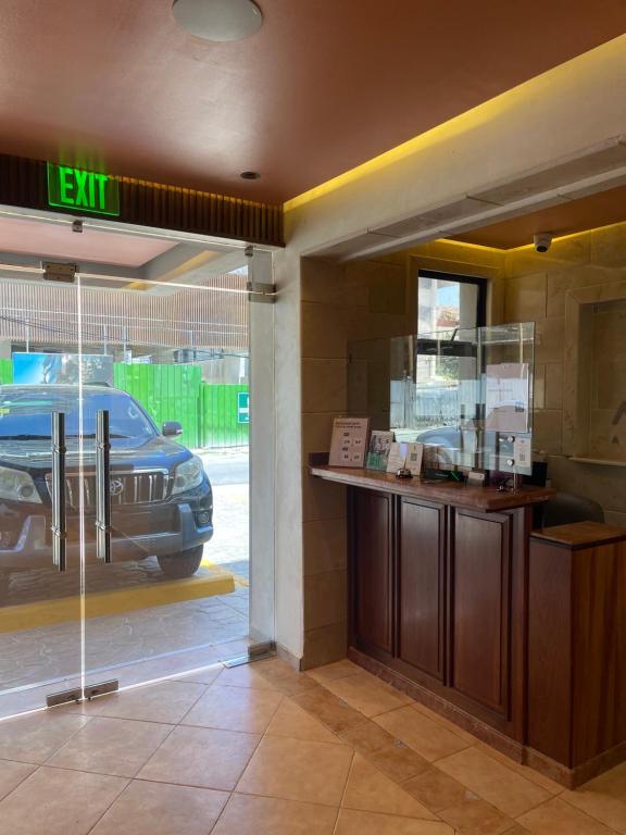 Kuchyň nebo kuchyňský kout v ubytování Apartahotel Alvear