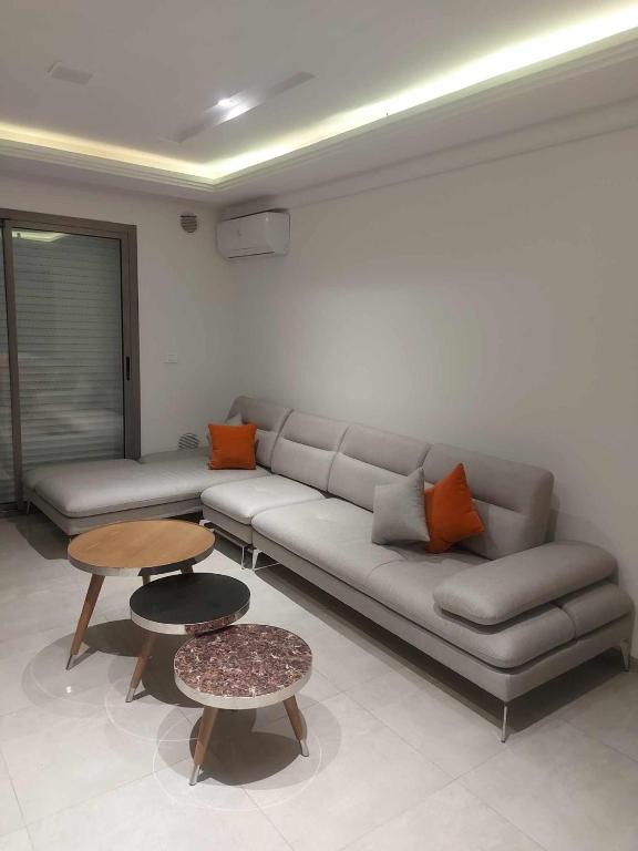 Posezení v ubytování superb appartement
