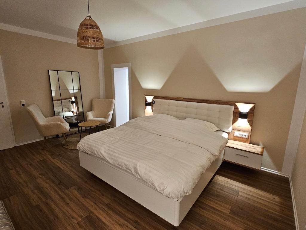 Ένα ή περισσότερα κρεβάτια σε δωμάτιο στο Cosy Apartment Kempen