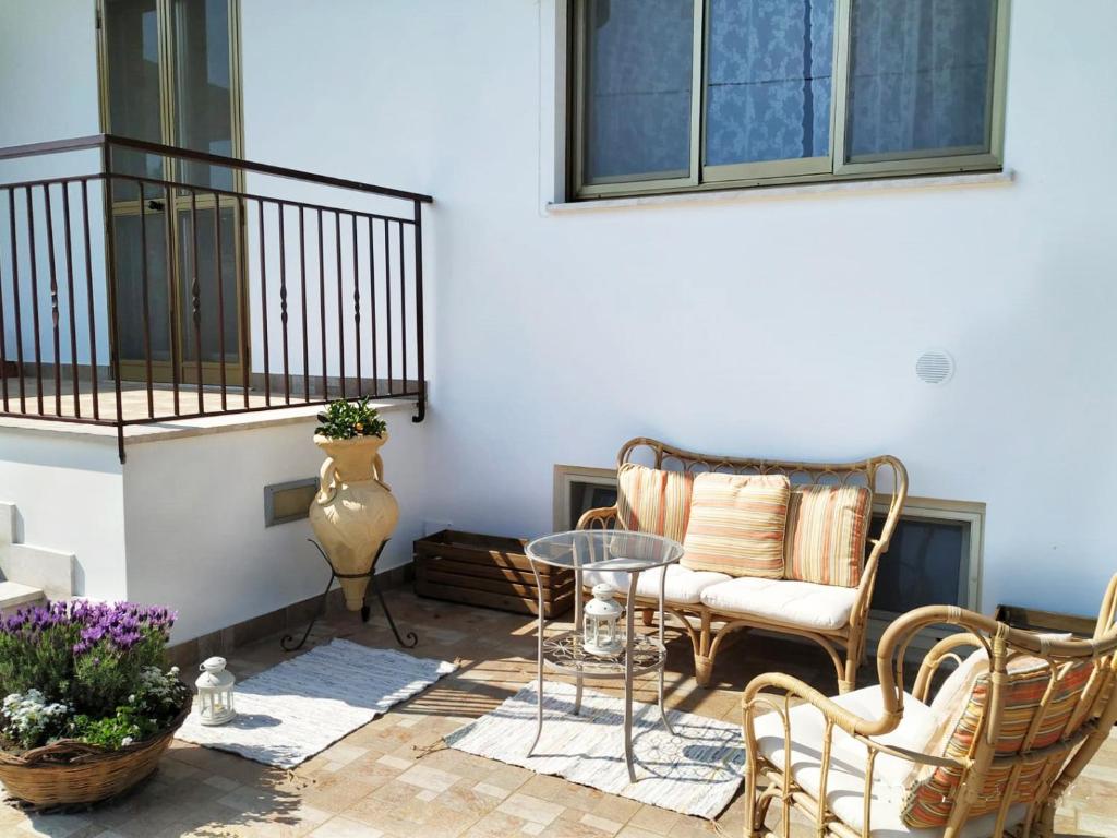 Posezení v ubytování VILLA ROSA - Sperlonga Vertice Rooms