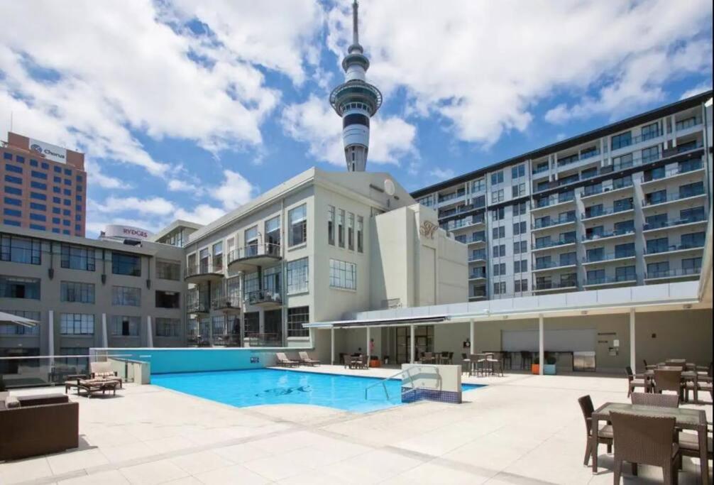 The swimming pool at or close to Kiwiana Suite - newly refurbished - rooftop pool