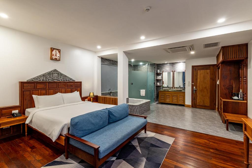 Posezení v ubytování Two Seasons Siem Reap Hotel