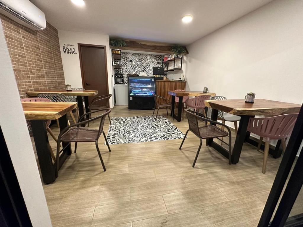 Posezení v ubytování HOTEL PALENQUE PREMIER