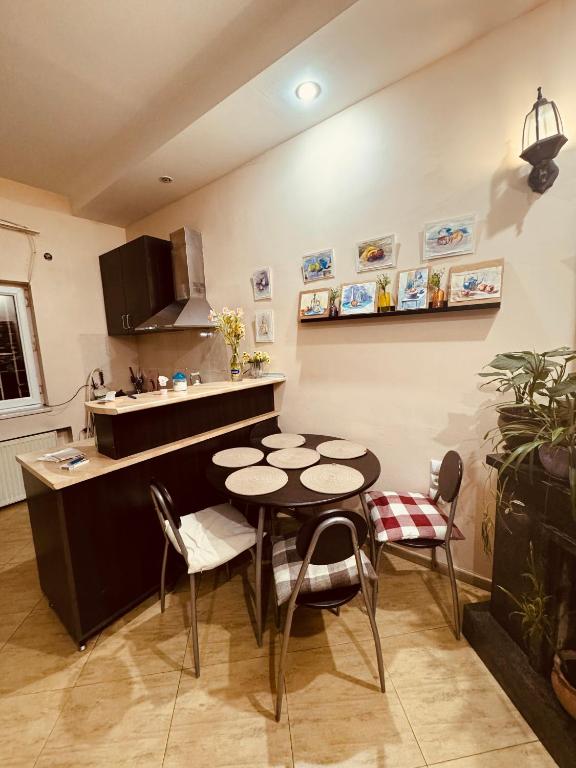 Kuchyň nebo kuchyňský kout v ubytování Sky Guest House
