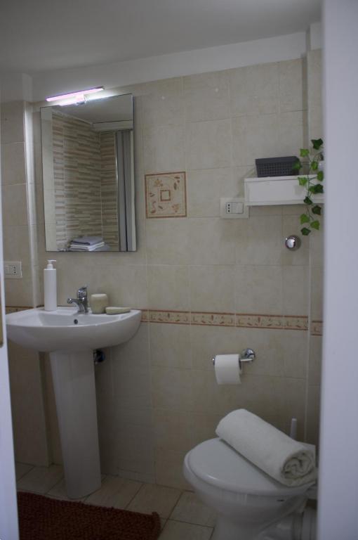 Koupelna v ubytování Casa sul Serapeo