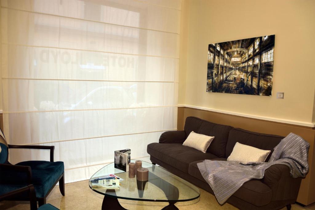 Posezení v ubytování LH Hotel Lloyd Roma