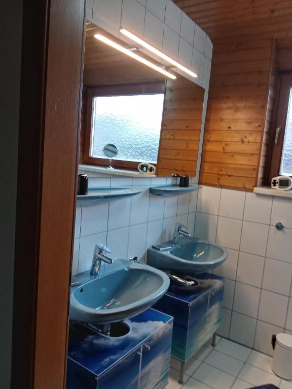 Koupelna v ubytování Ferienwohnungen Miklautsch