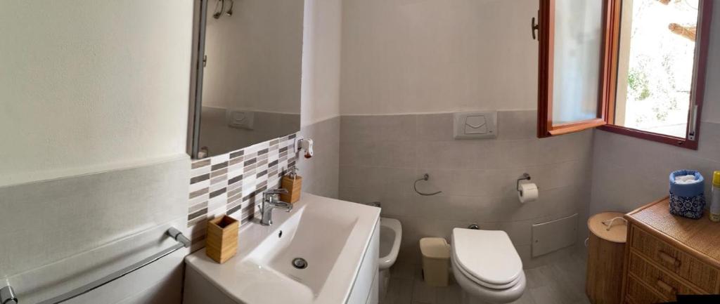 Koupelna v ubytování Casa Marina