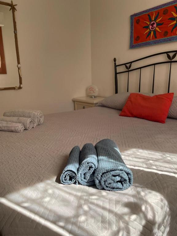 Postel nebo postele na pokoji v ubytování Casa Marina
