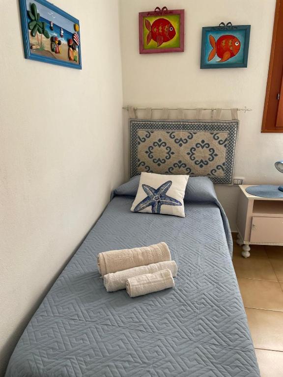 Postel nebo postele na pokoji v ubytování Casa Marina