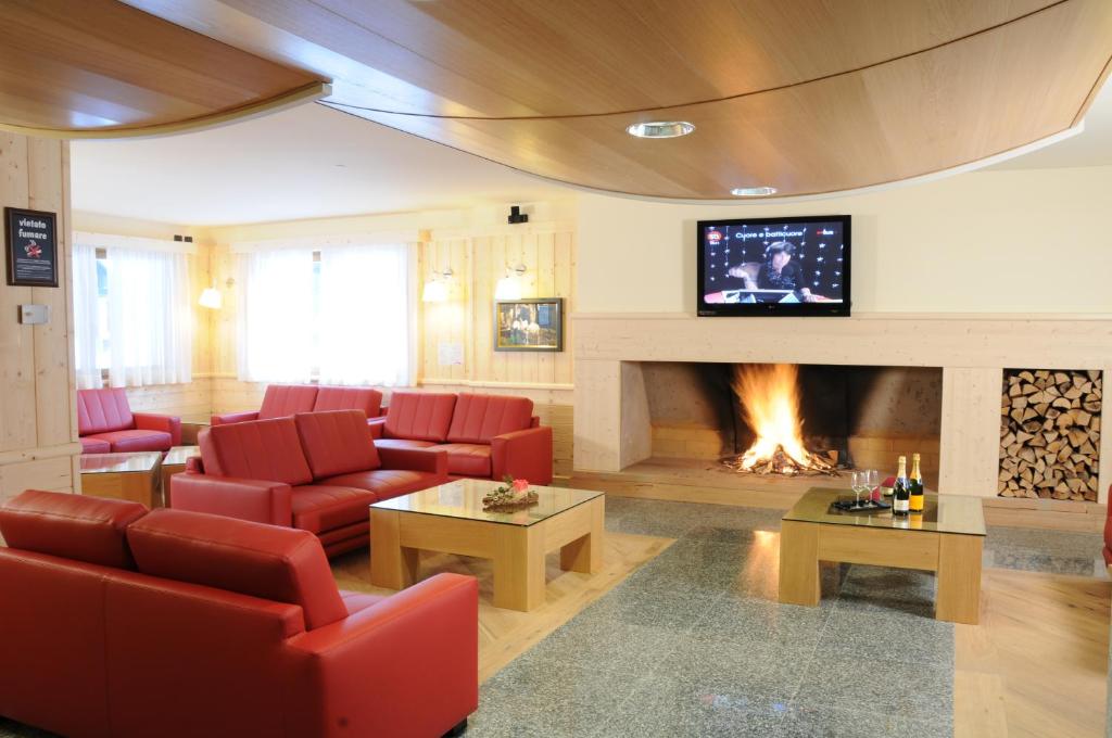Posezení v ubytování Hotel Garni Pegrà