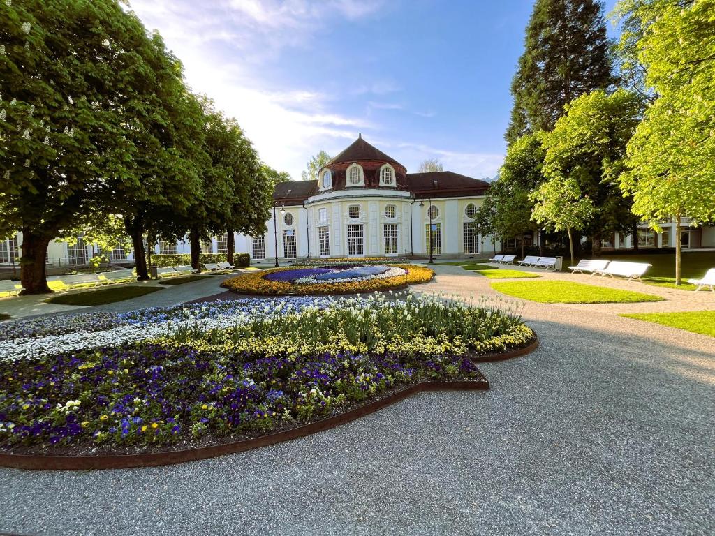 Zahrada ubytování AMBER HOTEL Bavaria
