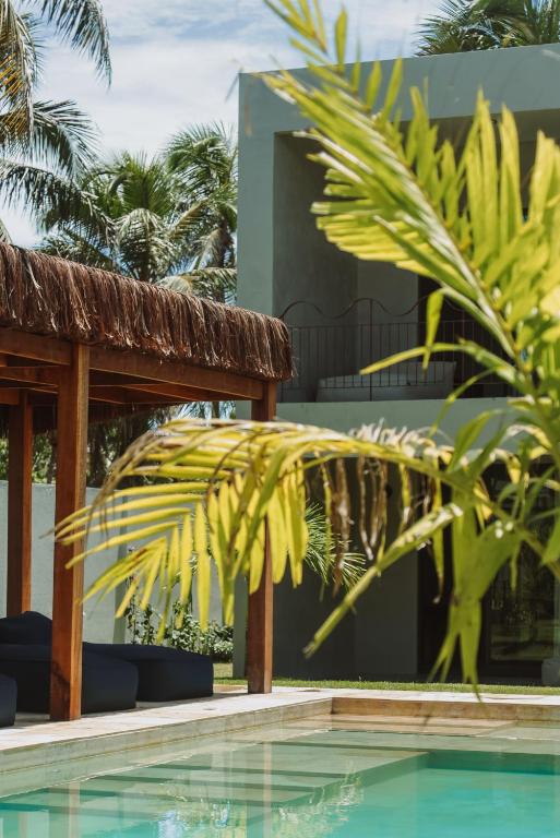 Bazén v ubytování Luau Hotel nebo v jeho okolí