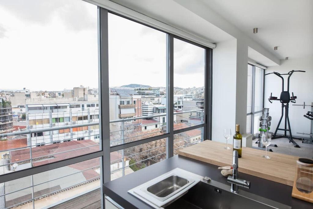 Curated visual reference: Gallery Detail: Penthouse With 360 View Of Athens And Private Gym Athens