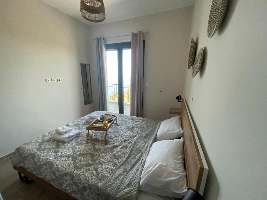 Postel nebo postele na pokoji v ubytování Loris’House