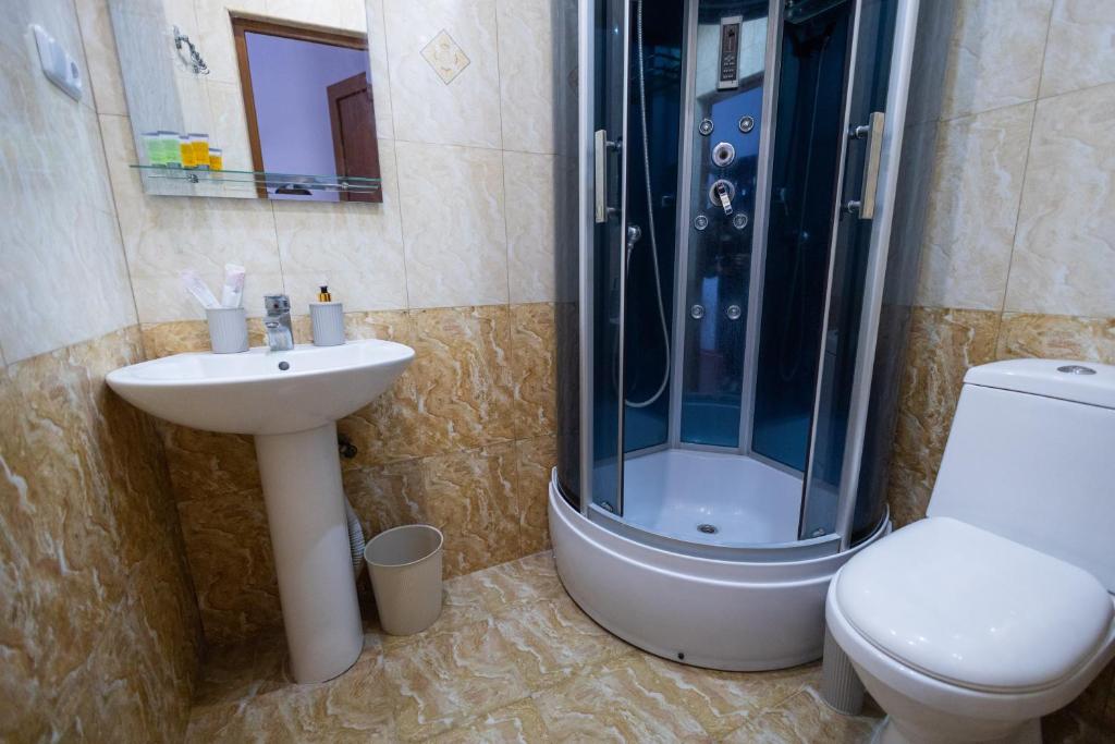 Koupelna v ubytování YAN HOTEL