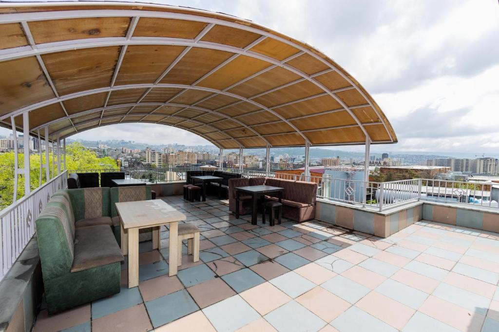 Balkón nebo terasa v ubytování YAN HOTEL