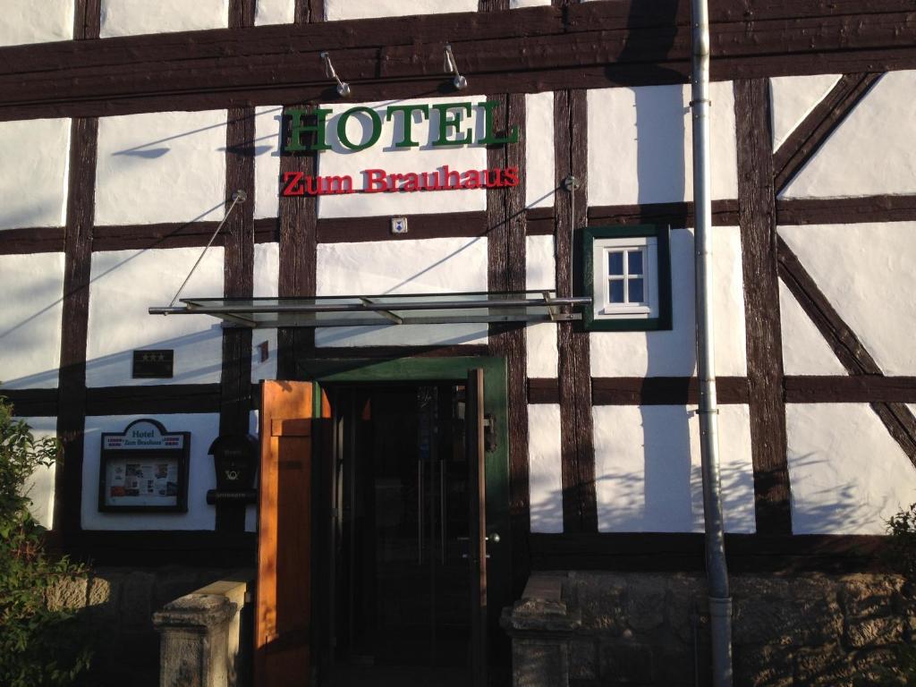 Ein Zertifikat, Auszeichnung, Logo oder anderes Dokument, das in der Unterkunft Hotel zum Brauhaus ausgestellt ist