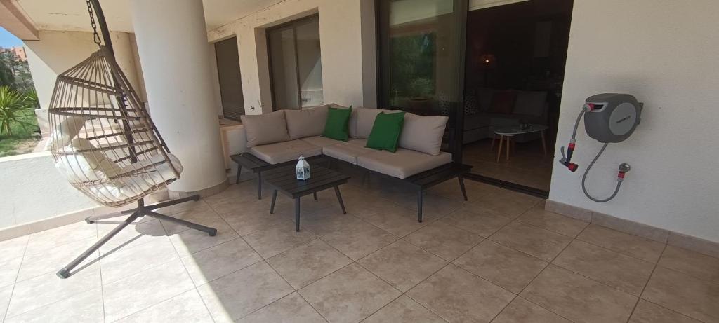 Balkón alebo terasa v ubytovaní luxury homes apt valle del este resort, vera, garrucha,mojacar