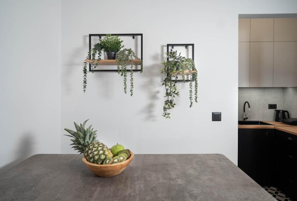 Kuchyň nebo kuchyňský kout v ubytování Casa D' Amore Urban Studio
