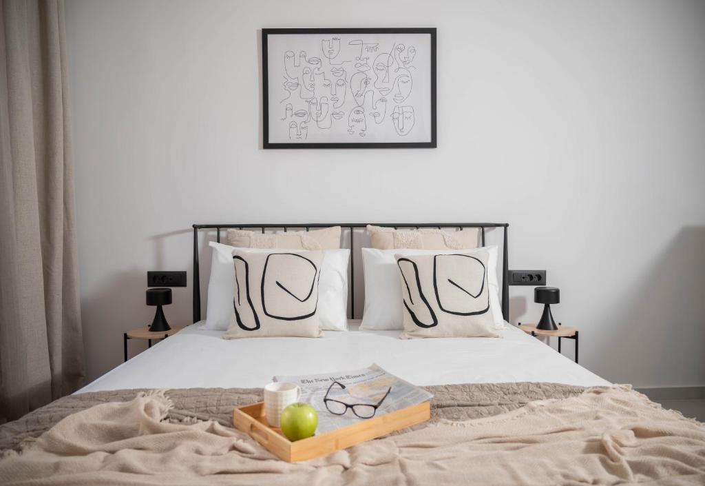 Postel nebo postele na pokoji v ubytování Casa D' Amore Urban Studio