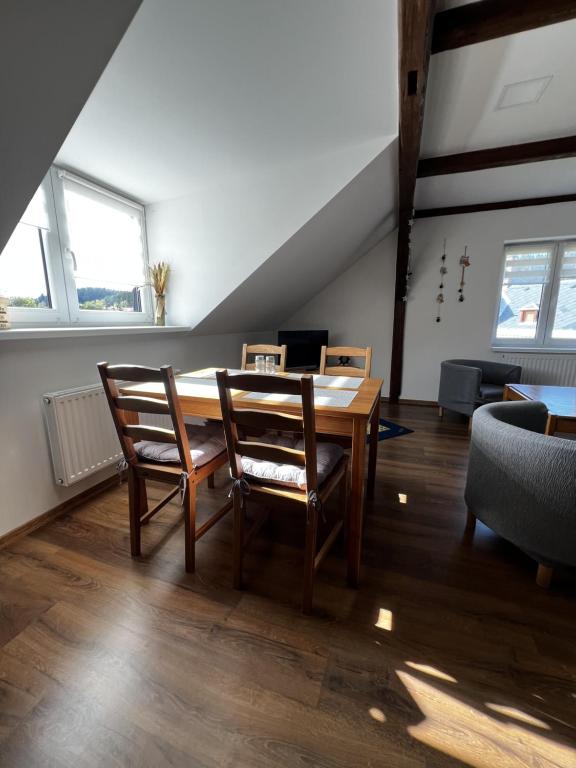 Posezení v ubytování Apartmány Crystalindo