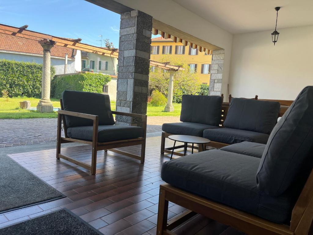 Posezení v ubytování Bella Vita Guesthouse -parcheggio privato interno
