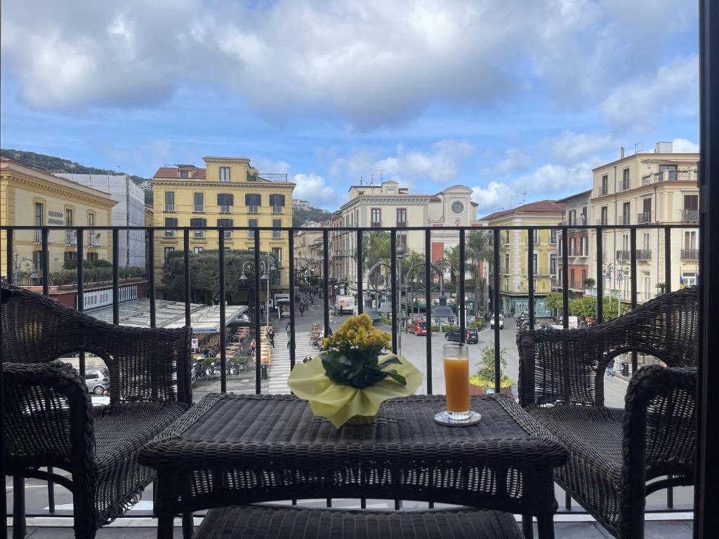 Balkón nebo terasa v ubytování Ambasciata Sorrento Relais