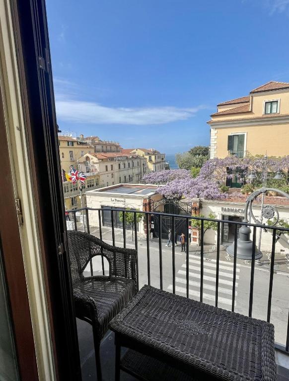 Balkón nebo terasa v ubytování Ambasciata Sorrento Relais