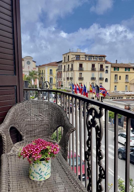 Balkón nebo terasa v ubytování Ambasciata Sorrento Relais