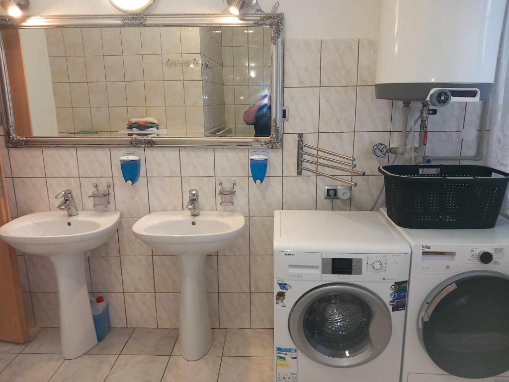 Koupelna v ubytování Apartmán Modré z nebe