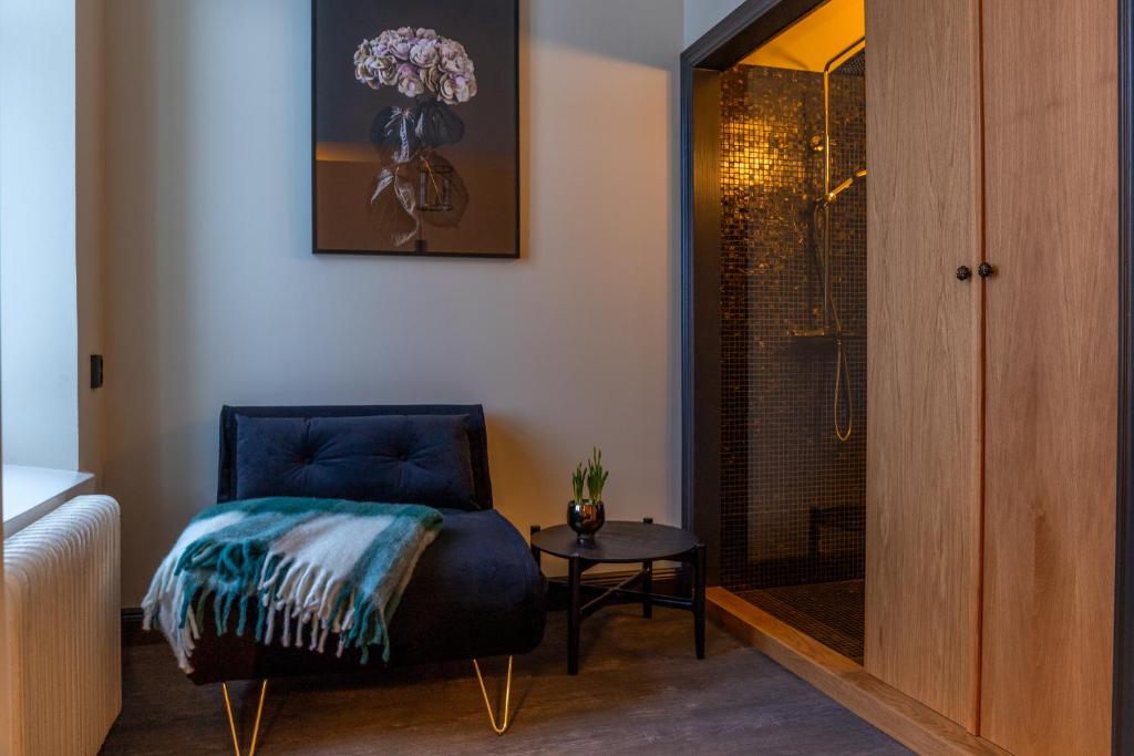 Postel nebo postele na pokoji v ubytování White Brig Guesthouse