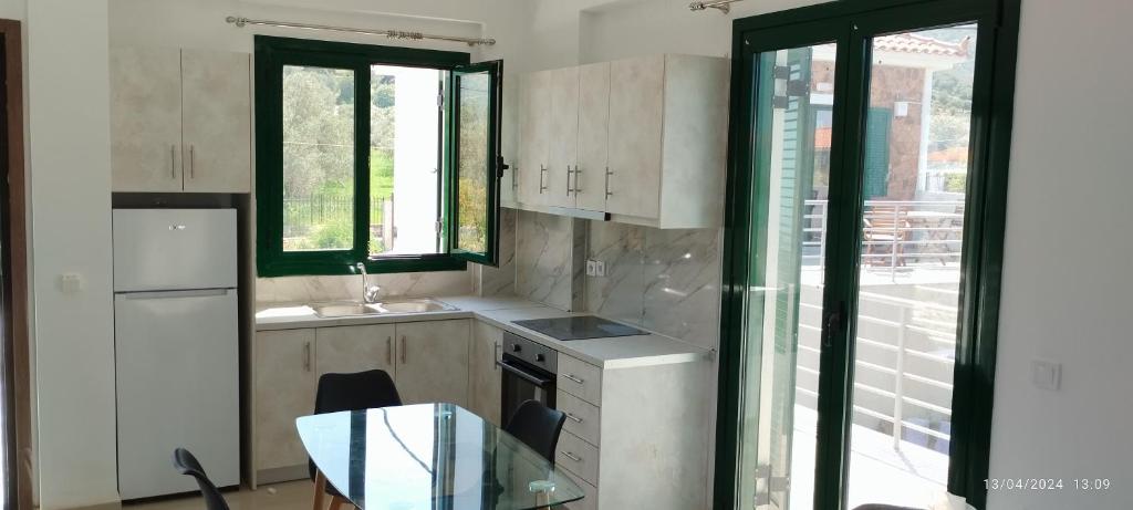 Kuchyň nebo kuchyňský kout v ubytování Villa Lemonia
