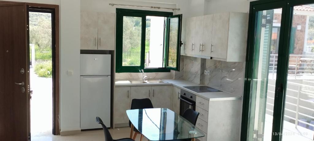Kuchyň nebo kuchyňský kout v ubytování Villa Lemonia