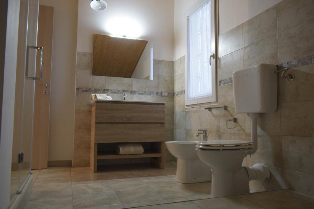 Koupelna v ubytování Casa Genisi
