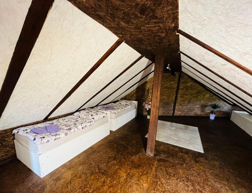 Postel nebo postele na pokoji v ubytování Apartmány 68
