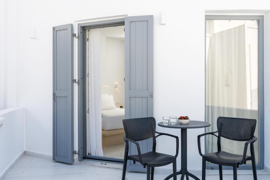 Posezení v ubytování Bedspot Apartments Paros